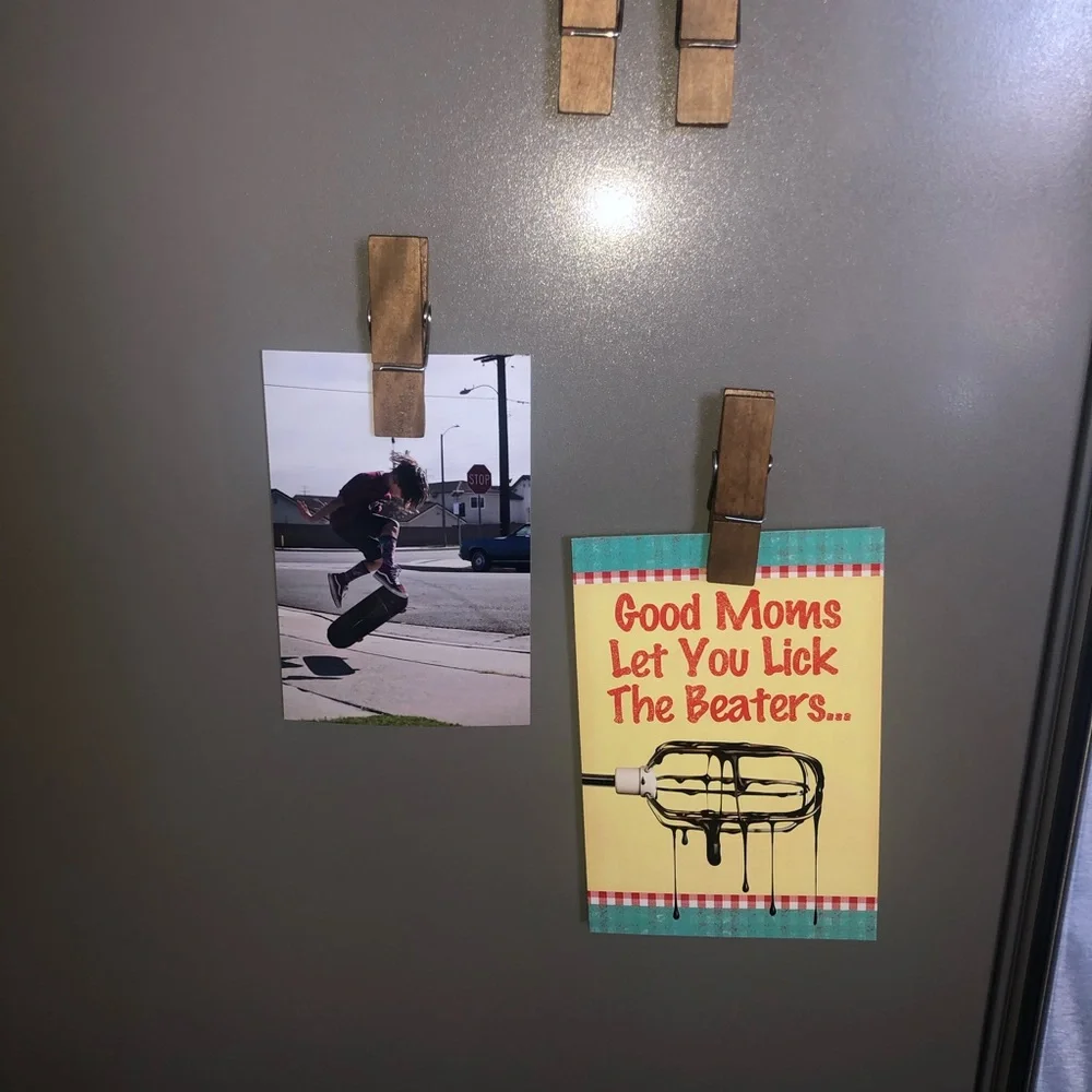Wood Clothespin Magnets
